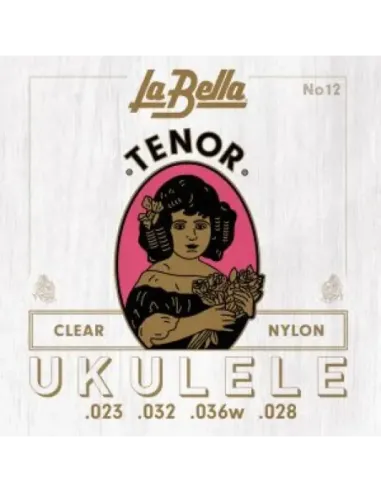 Juego Cuerdas Ukelele Tenor La Bella 12