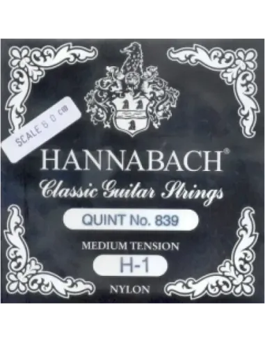 Juego Requinto Hannabach Negra 839-MT