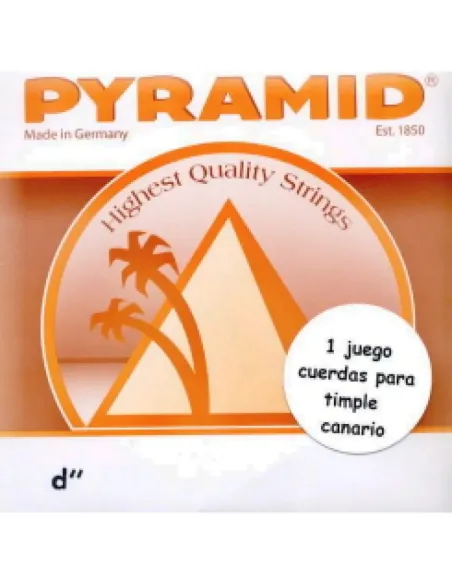 Juego Cuerdas Pyramid Timple Canario Carbón C-705200