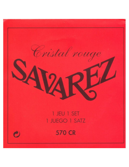 Juego Savarez Clásica Cristal Roja 570-CR