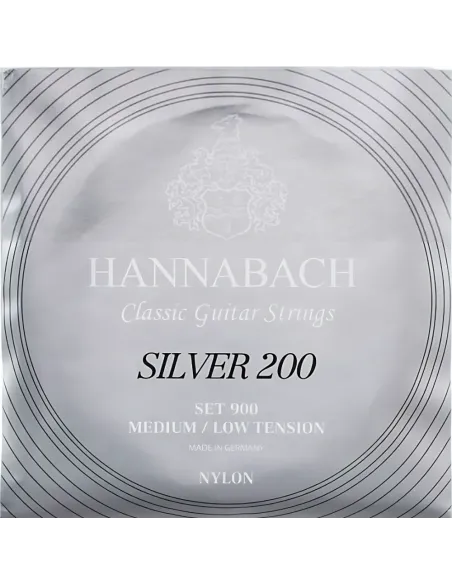 Juego Hannabach Silver 200 Clásica 900-MLT