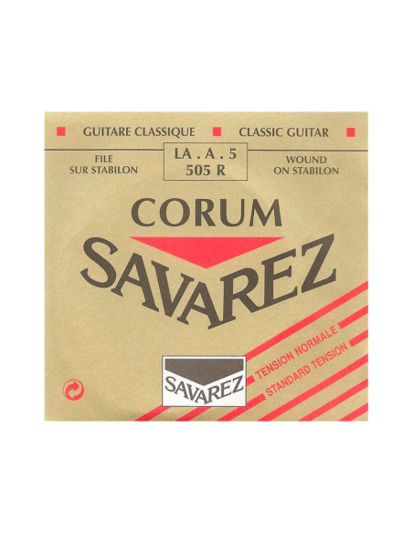 Cuerda Savarez Clásica 5a Corum Roja 505-R