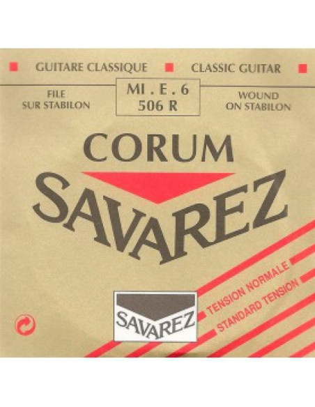 Cuerda Savarez Clásica 6a Corum Roja 506-R