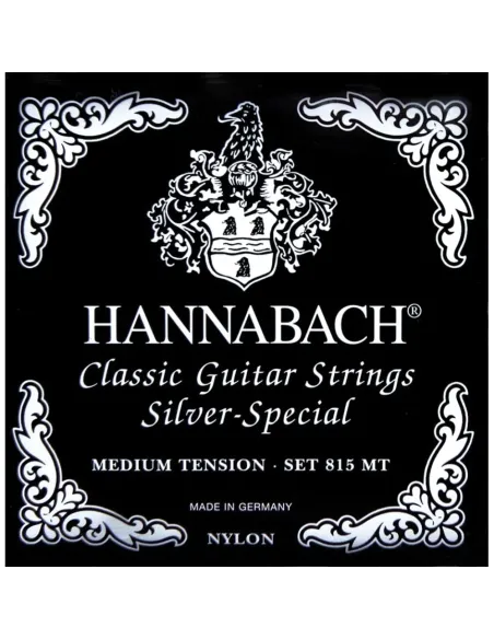 Cuerda 2ª Hannabach Negra Clásica 8152-MT
