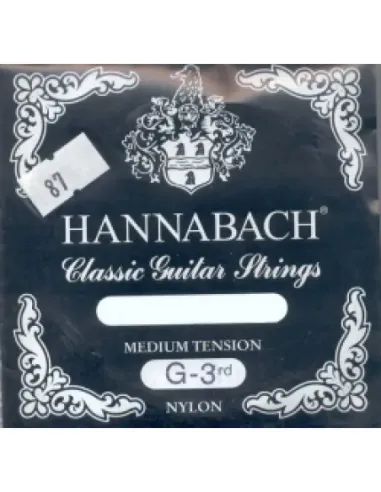Cuerda 3ª Hannabach Entorchada Cromo 875-MT