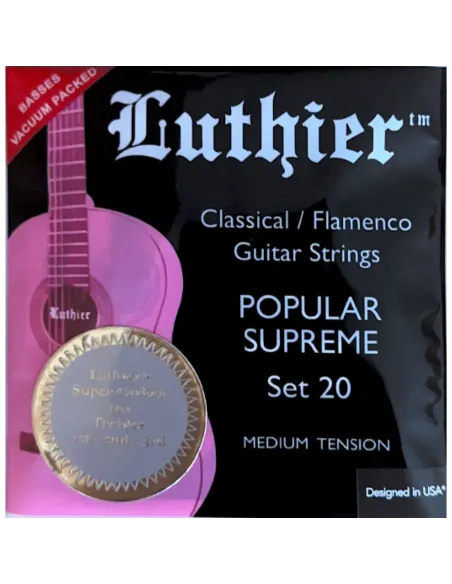 Juego Cuerdas Luthier 20 Super Carbon Clásica LU-20SC