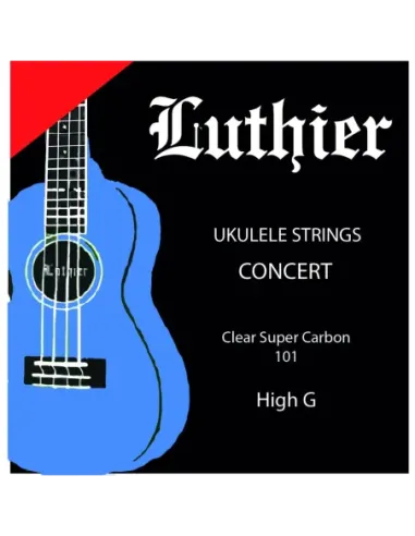 Juego Cuerdas Luthier Ukelele Concert G High LU-UCOH