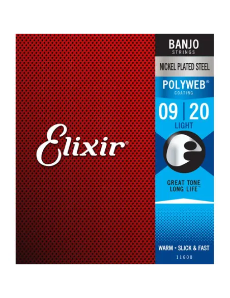 Juego Banjo Elixir Polyweb 11600 (09-20)