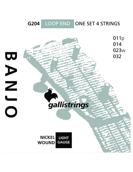 Juego Banjo Galli G-204