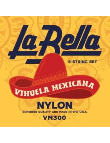 Juego Vihuela De Mexico La Bella VM-300