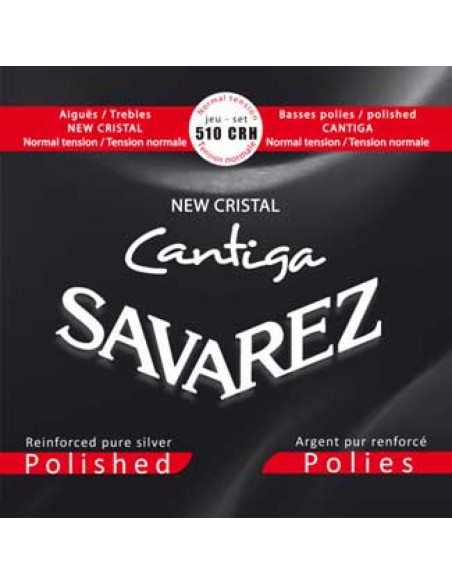 Juego Savarez Clásica New Cristal Cantiga Roja 510-CRH
