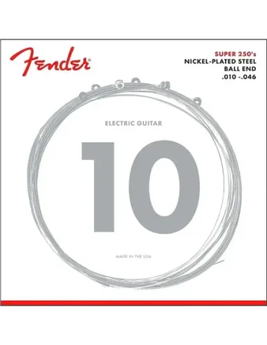 Juego Cuerdas Guitarra Eléctrica Fender 250-R 010-046