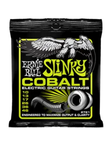 Juego Ernie Ball Eléctrica Slinky Cobalt 2721 (10-46)