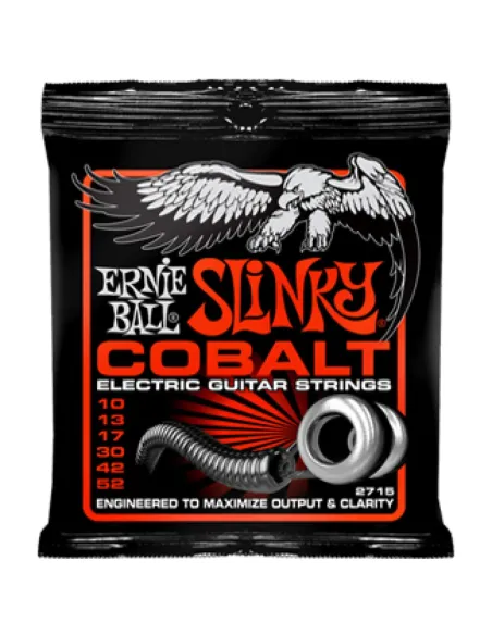 Juego Ernie Ball Eléctrica Slinky Cobalt 2715 (10-52)