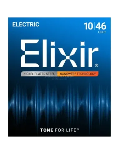 Juego Cuerdas Guitarra Eléctrica Elixir Nanoweb 12052 (010-046)
