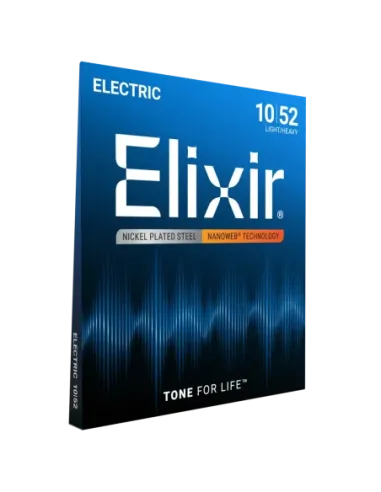 Juego Cuerdas Guitarra Eléctrica Elixir Nanoweb 12077 (010-052)