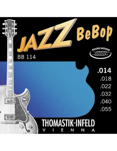 Juego Eléctrica Thomastik Jazz Bebop BB-114 14-55