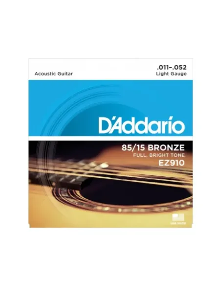 Juego Cuerdas Guitarra Acústica D'Addario EZ-910 011-052