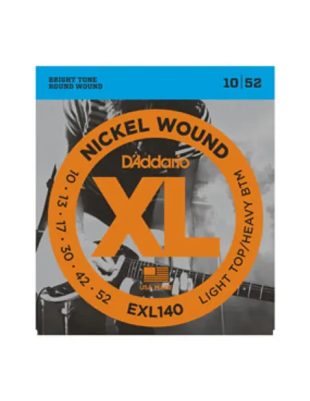 Juego Cuerdas Guitarra Eléctrica D'Addario EXL-140 010-052