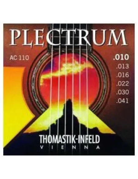 Juego Acústica Thomastik Plectrum AC-110 10-41