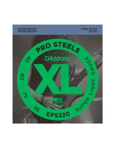Juego Cuerdas Bajo D'Addario EPS-220 040-095
