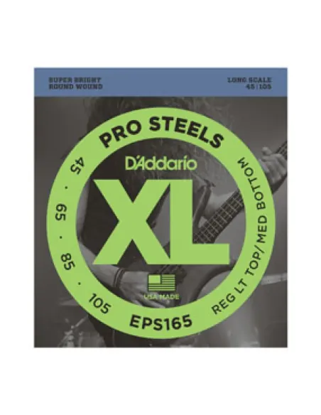 Juego Cuerdas Bajo D'Addario EPS-165 045-105