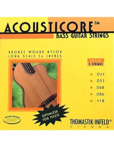 Juego Bajo Acústico 5 cuerdas Thomastik AB-345 41-118