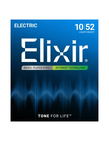 Juego Cuerdas Eléctrica Elixir Optiweb 19077 (010-052)