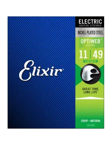 Juego Cuerdas Eléctrica Elixir Optiweb 19102 (011-049)