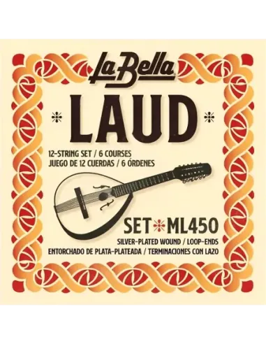 Juego Laúd La Bella ML-450