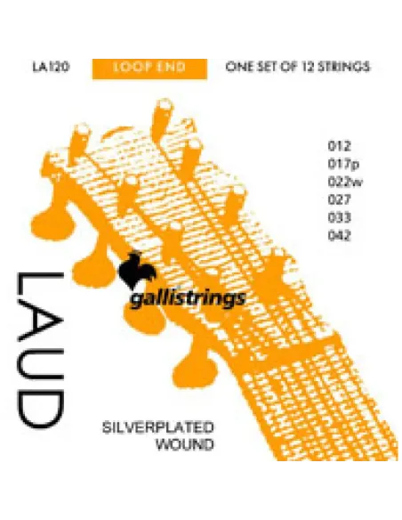 Cuerda 2ª Laúd Galli (Par)