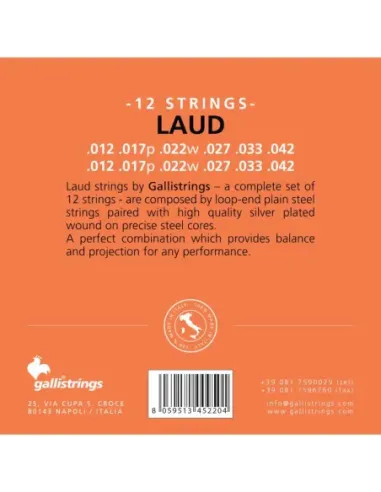 Juego Laúd Galli LA-120