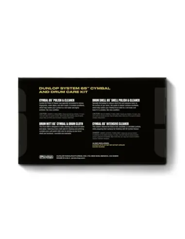 Kit mantenimiento Dunlop Cymbal & Drum Care 6400