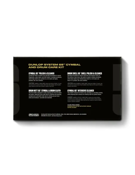 Kit mantenimiento Dunlop Cymbal & Drum Care 6400
