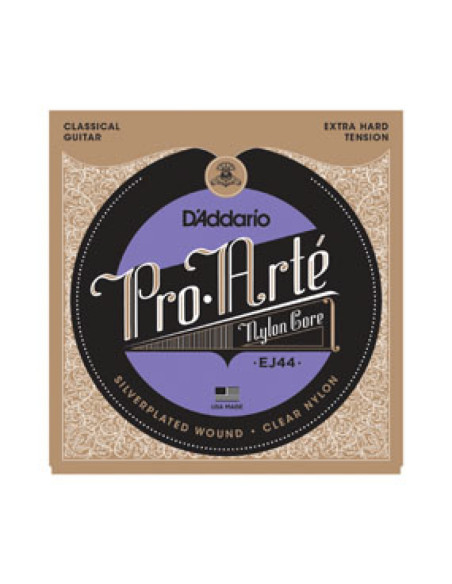 Juego Cuerdas Guitarra Clásica D'Addario EJ-44 Tensión Extra Fuerte