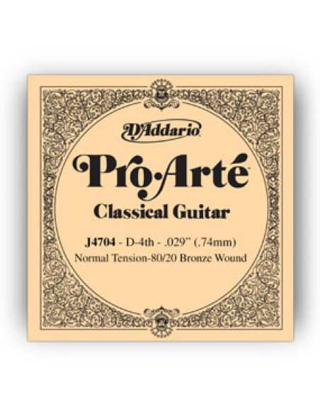 Cuerda 5 Guitarra Clásica D'Addario Pro-Arté J-4505 Tensión Normal