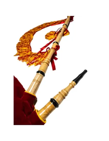 Gaita Gallega Sib Represas Madera Fresno Funda Fuelle Goretex Roja