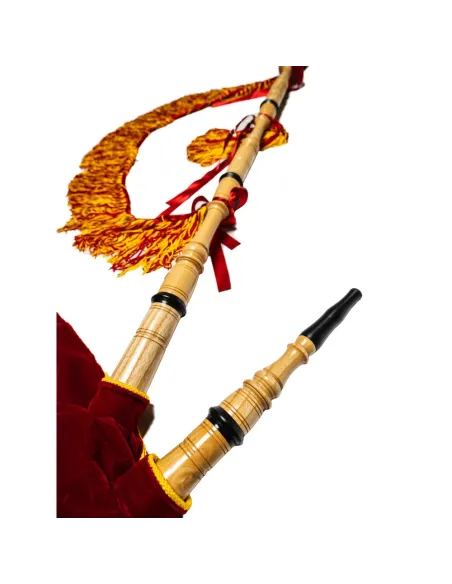 Gaita Gallega Sib Represas Madera Fresno Funda Fuelle Goretex Roja