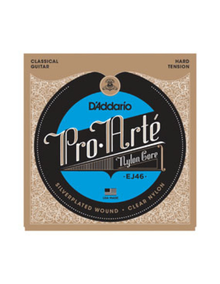 Juego Cuerdas Guitarra Clásica D'Addario EJ-46 Tensión Fuerte