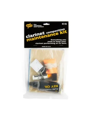 Kit mantenimiento Dunlop Clarinete Resina Dunlop HE-106