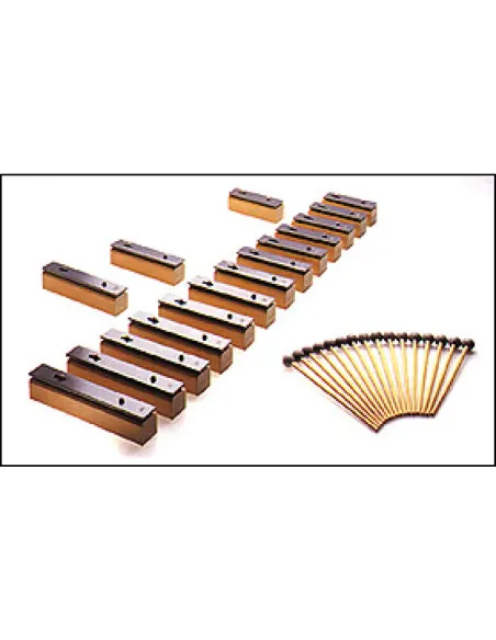 Metalofon Honsuy 8 Barras Individuales Gris 49910