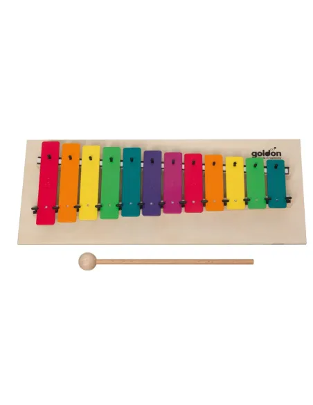 Metalofon Goldon 12 Notas Colores 11030 Madera