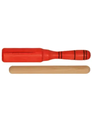 Güiro Tipo Agogo Goldon Madera Rojo 33144