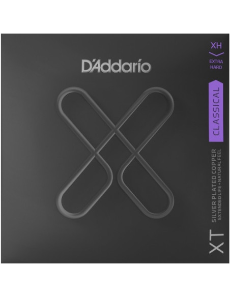 Juego Cuerdas Guitarra Clásica D'Addario XTC-44 Tensión Extra Fuerte