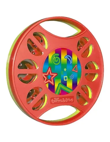 Pandereta Rhythm Tech Tambino Roja Amarilla RT1531