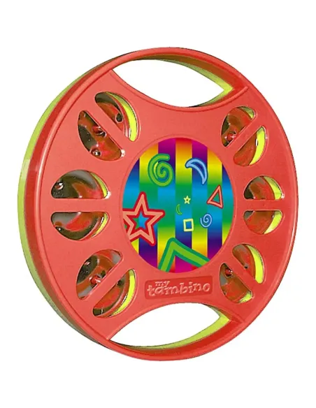 Pandereta Rhythm Tech Tambino Roja Amarilla RT1531