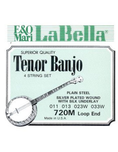 Juego Banjo Tenor La Bella 720-M