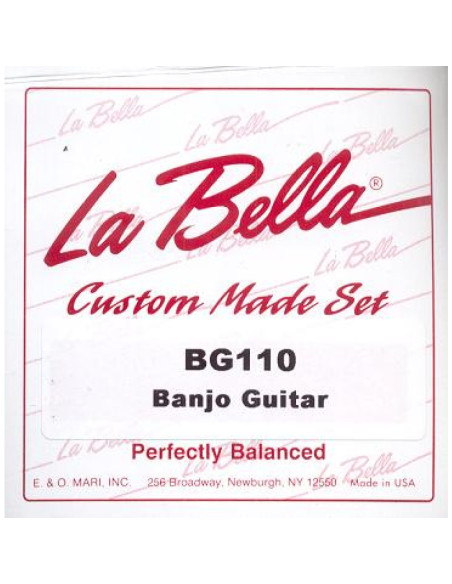 Juego Banjo Guitar La Bella BG-110 (6 cuerdas)