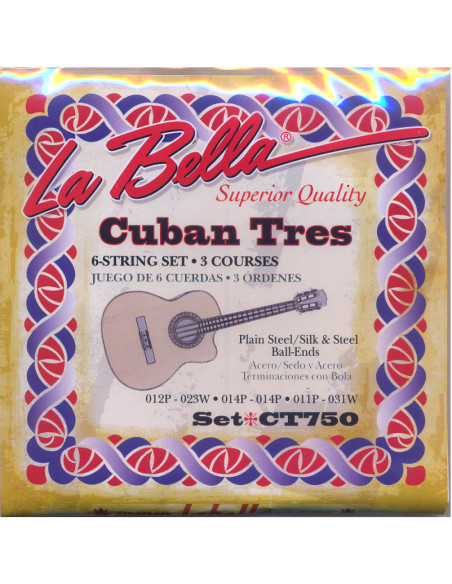 Juego Tres Cubano La Bella CT-750