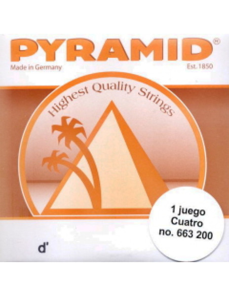 Juego Cuerdas Pyramid Cuatro Venezolano 663200